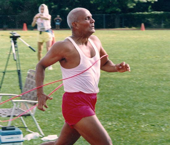 Sri Chinmoy running
